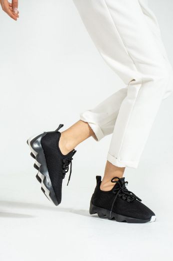 442 Kadın Sneaker Kadın Spor Ayakkabı Günlükrahat   SİYAH resmi