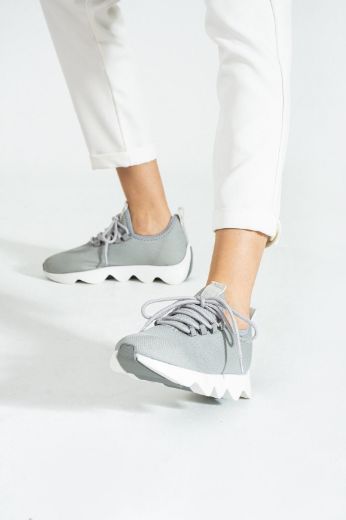 442 Kadın Sneaker Kadın Spor Ayakkabı Günlükrahat   Gri resmi