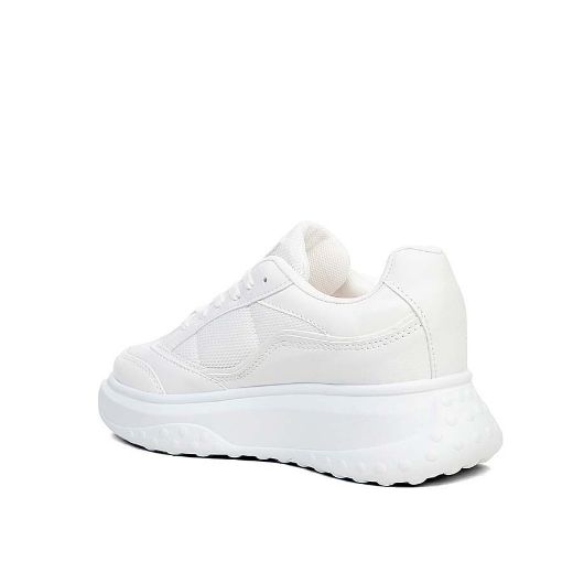 241 Günlük Kadın Sneaker 5 Cm Taban Detay Spor Aya  BEYAZ CİLT resmi
