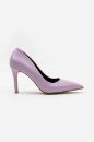 435 Kadın Stiletto 8 Cm Ince Topuk Rahat Kalıp   Lila