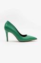 435 Kadın Stiletto 8 Cm Ince Topuk Rahat Kalıp   YEŞİL