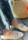 505 Taş Detay Kadın Loafer Babet Ayakkabı  BEJ SÜET