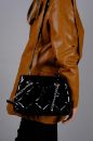 C054 Kadın Çanta Günlük Baget Clutch El Çanta  SİYAH RUGAN