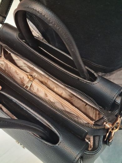 C127 Günlük Kadın Çanta Kol Çanta Omuz Çanta   Siyah Deri resmi