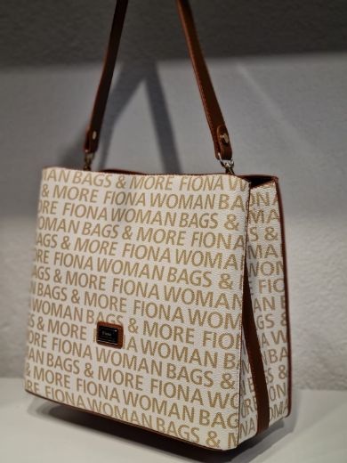 C011 Kadın Omuz Çanta Kol Çanta Çapraz Çanta Bag  Bej resmi
