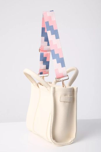 C102 Tote Bag Çanta  Günlük Çanta Kadın Şık Çanta   Bej Deri  resmi