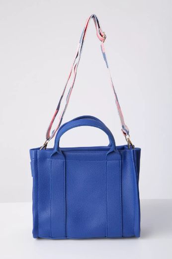 C102 Tote Bag Çanta  Günlük Çanta Kadın Şık Çanta   SAKS MAVİ resmi