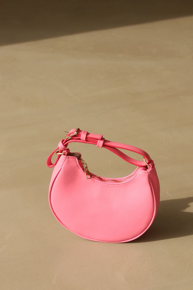 C105 Kadın Çanta Günlük Çanta Clutch Kadın Çanta   PEMBE DERİ resmi