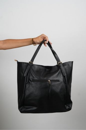 C031 Kadın Kol Çanta Kadın Günlük Çanta Omuz  Siyah Deri resmi