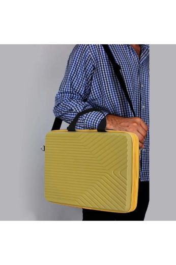 C120 Kadın Çanta Bilgisayar Çanta Tablet Çanta  SARI resmi